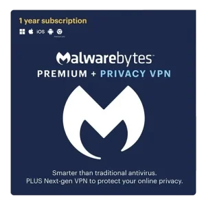 Malwarebytes Premium + Privacy VPN Bundle - 1-Year / 2-Device