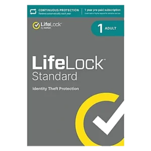 LifeLock Standard By Norton - 1-Year / 1-Adult - USA